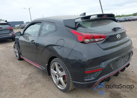 2022 Hyundai Veloster N from USA, damaged, VIN KMHT36AH0NU015217